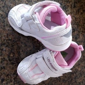 Baby white/pink shoes